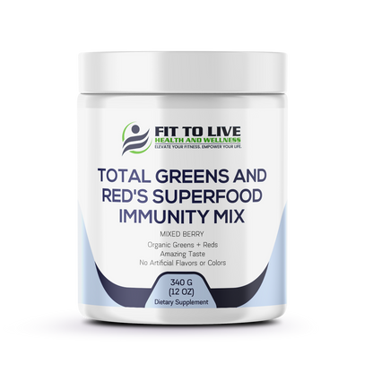 Total Greens and Red's Superfood Immunity Mix