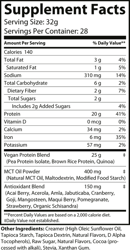 Vegan Chocolate Performance Whey Protein