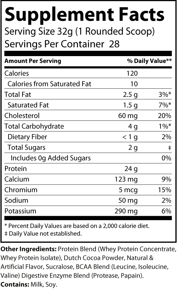 Chocolate Performance Whey Protein