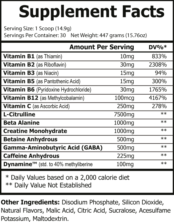 Pre-Workout (Tropical Sunrise)